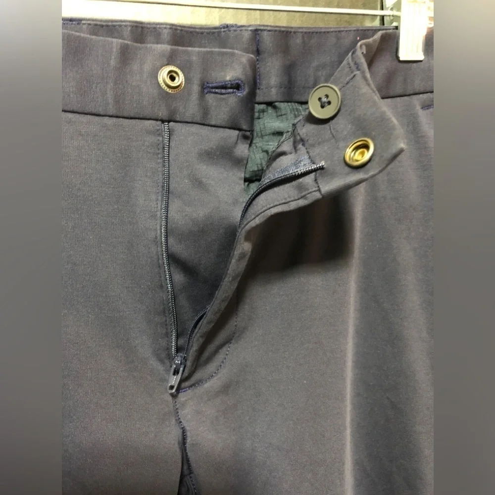 🪽Banana Republic Navy Preppy Slim Luxe Jersey City Pants